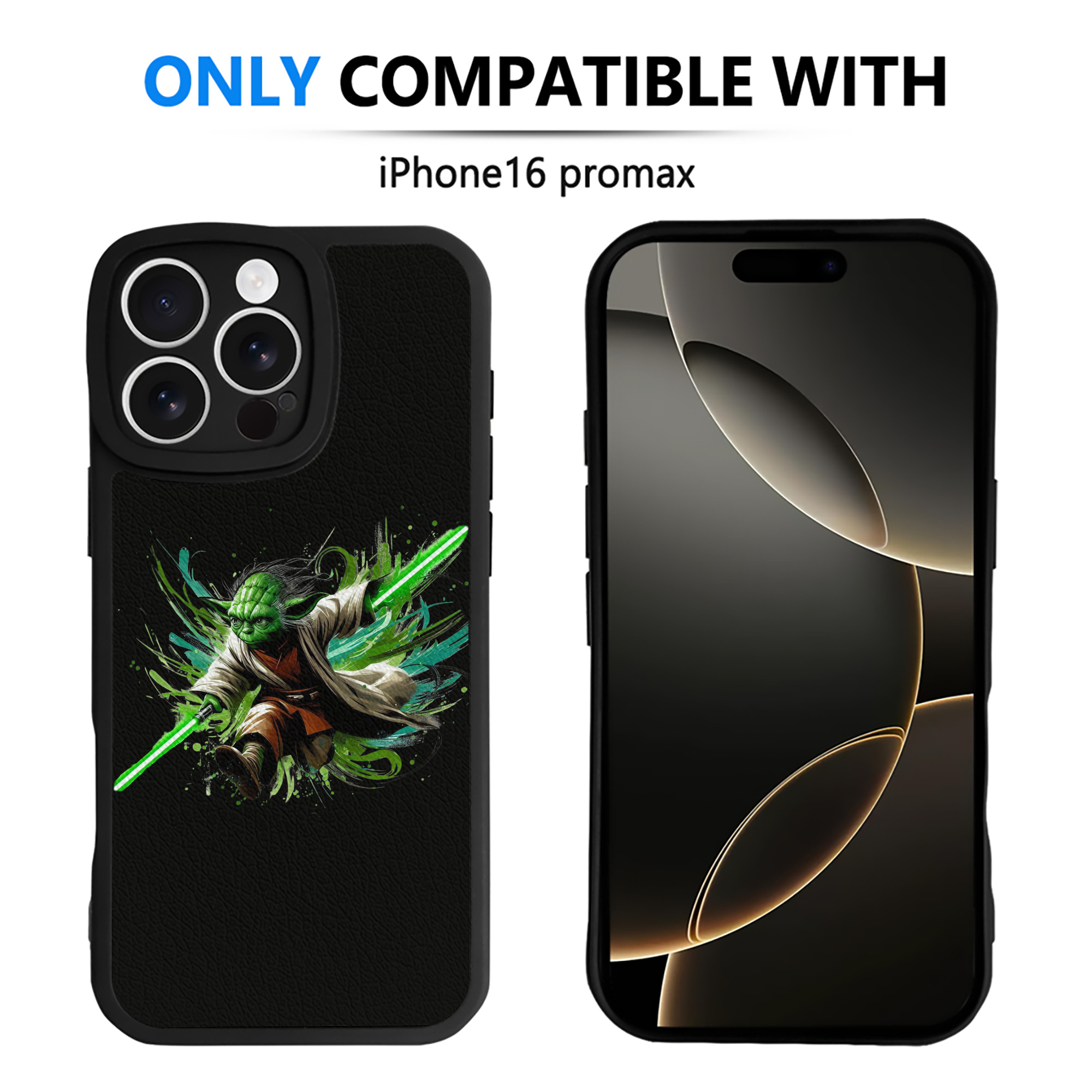 （画像用） スター・ウォーズ Star Wars 【iPhone 16シリーズ対応】シリコンスマホケース（レザー調） 材質：シリコン